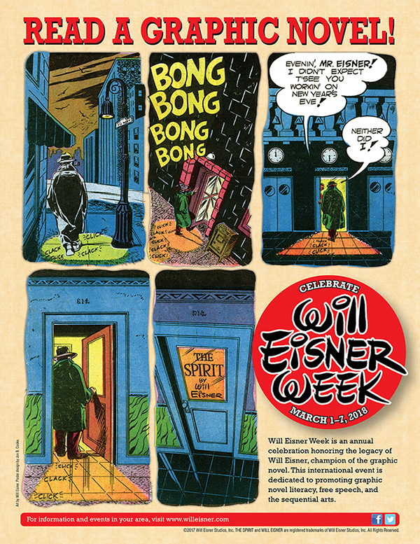 Will Eisner Week 2018 poster